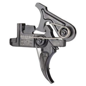 Geissele Hi-Speed National Match Large Pin Adjustable Trigger Set Two-Stage, Black